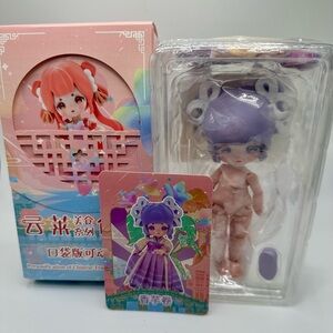 NEW✨ Yun Lai Food Shop Series 2 BJD Jointed Doll Blind Box Confirmed Purple Taro